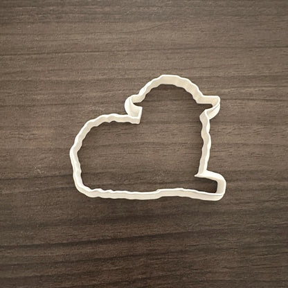 Lamb Sitting Outline Cookie Cutter