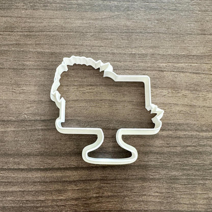 Floral Cake on Stand Cookie Cutter