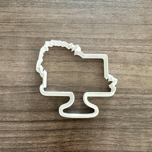 Floral Cake on Stand Cookie Cutter