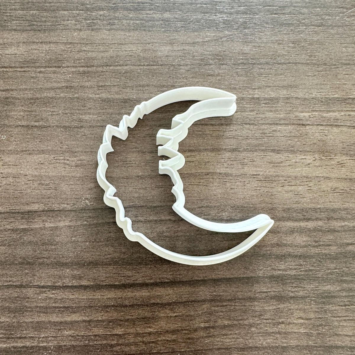 Floral Crescent Moon Cookie Cutter