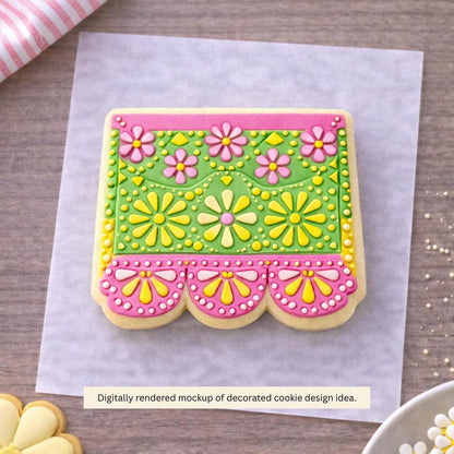 Scalloped Fiesta Banner Cookie Cutter