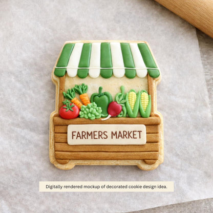 Farm Stand Outline Cookie Cutter