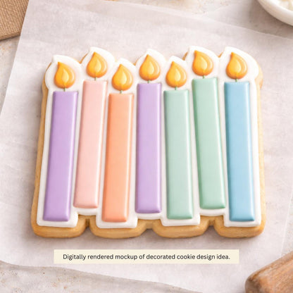 Birthday Candles Cookie Cutter