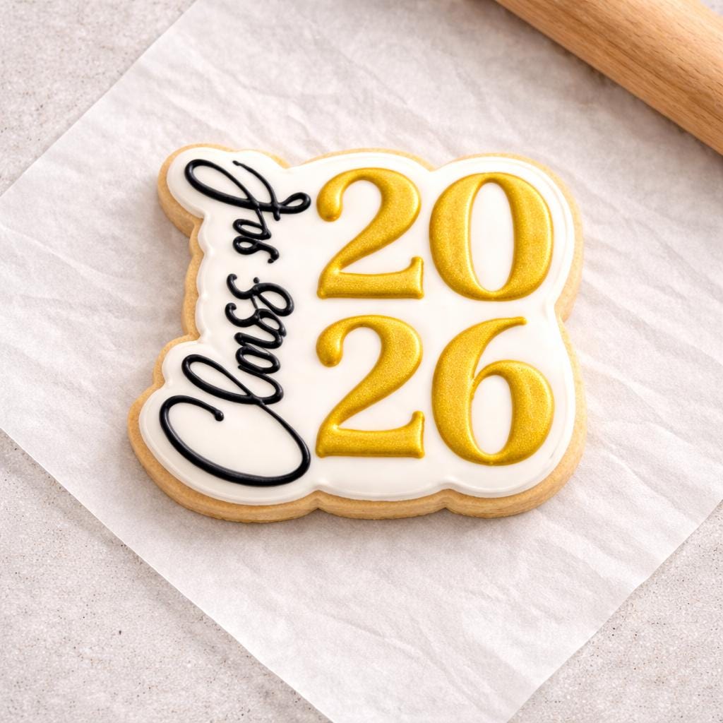 Class of 2026 2027 2028 Outline Cookie Cutter