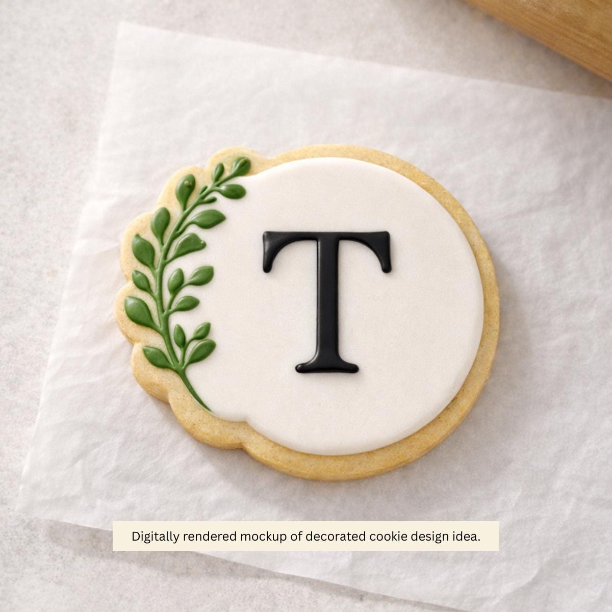 Round with Floral Wreath Cookie Cutter