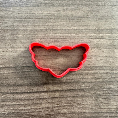 Heart with Wings Outline Cookie Cutter