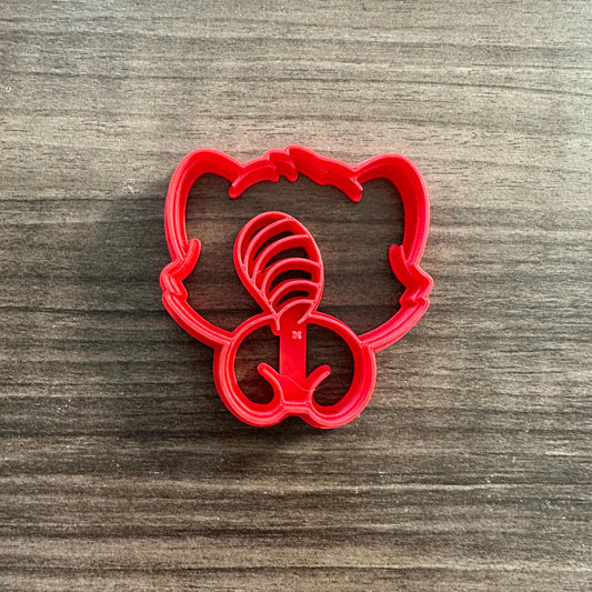 Red Panda Butt Cookie Cutter