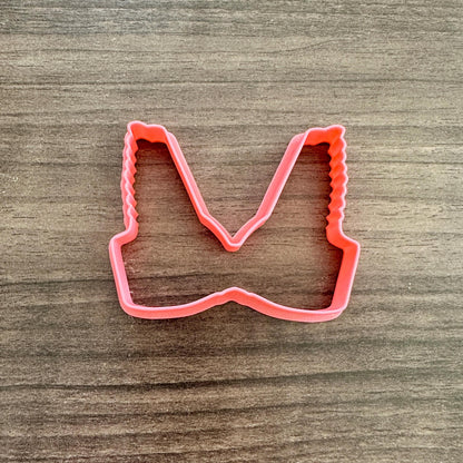 Ruffle Bra Outline Cookie Cutter