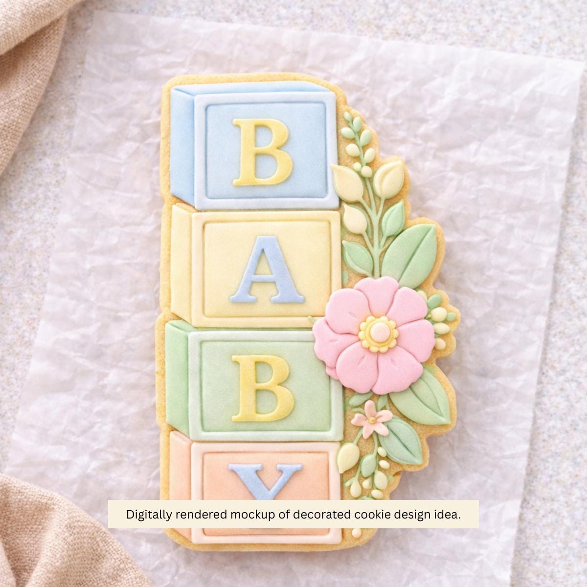 Baby Blocks Cookie Cutter