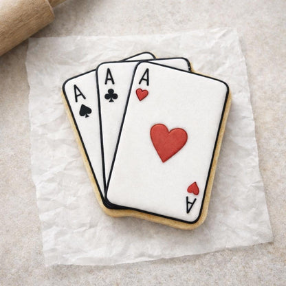 Card Hands Outline Cookie Cutter
