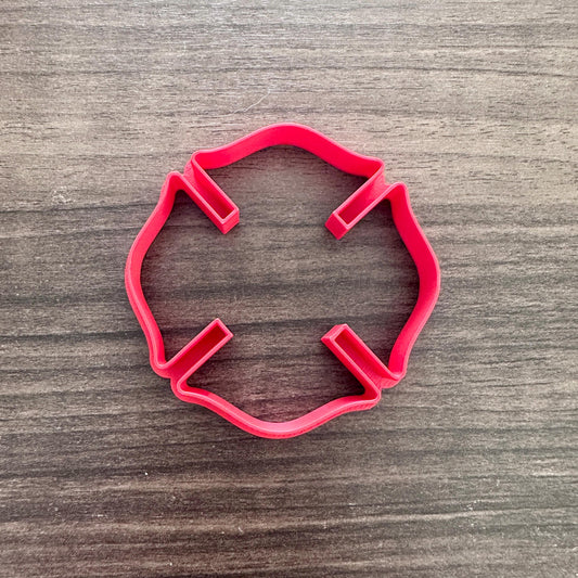 Fireman Symbol Outline Cookie Cutter