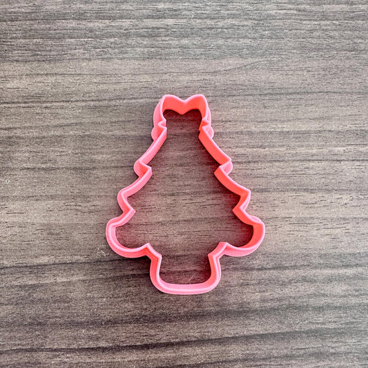 Christmas Tree with Bow Cookie Cutter