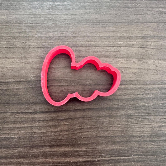 Love Script Outline Cookie Cutter