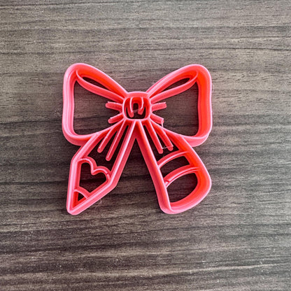 Pencil Bow Cookie Cutter