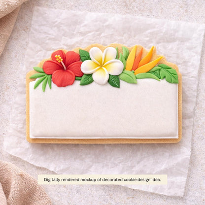 Rectangle Flower Box Cookie Cutter