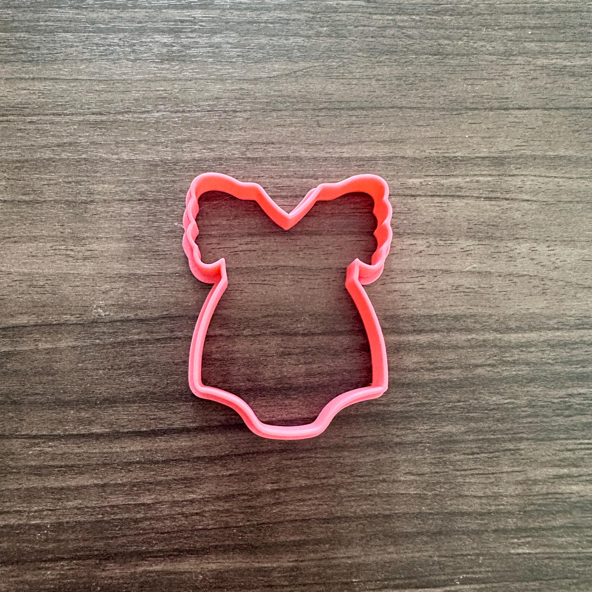 Ruffled Baby Bodysuit Cookie Cutter