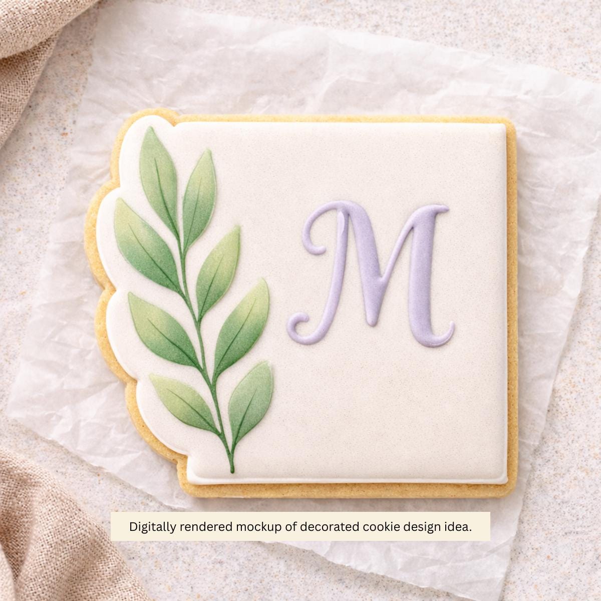 Square Floral Cookie Cutter