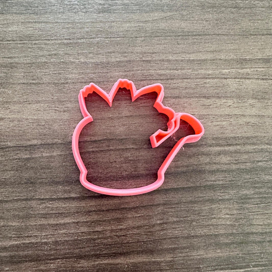 Floral Watering Can Cookie Cutter