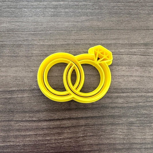 Wedding Rings Cookie Cutter