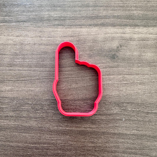 Foam Finger Cookie Cutter