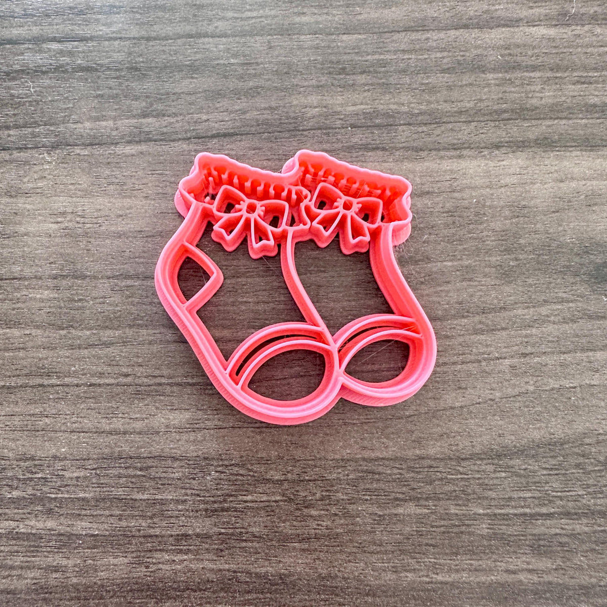 Ruffled Socks Cookie Cutter