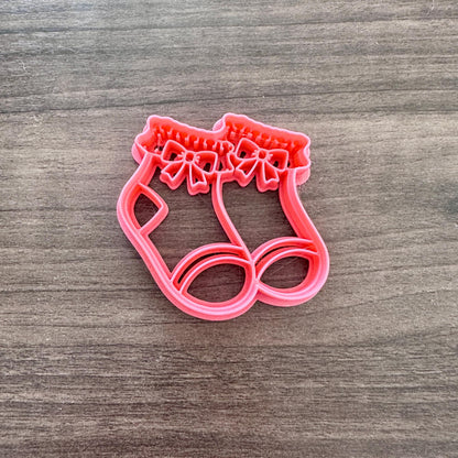 Ruffled Socks Cookie Cutter