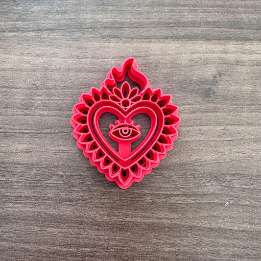 Detailed Sacred Heart Cookie Cutter