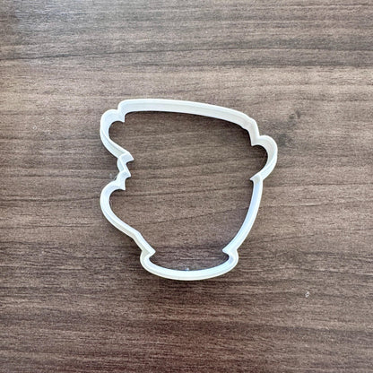 Stacked Teacup Outline Cookie Cutter