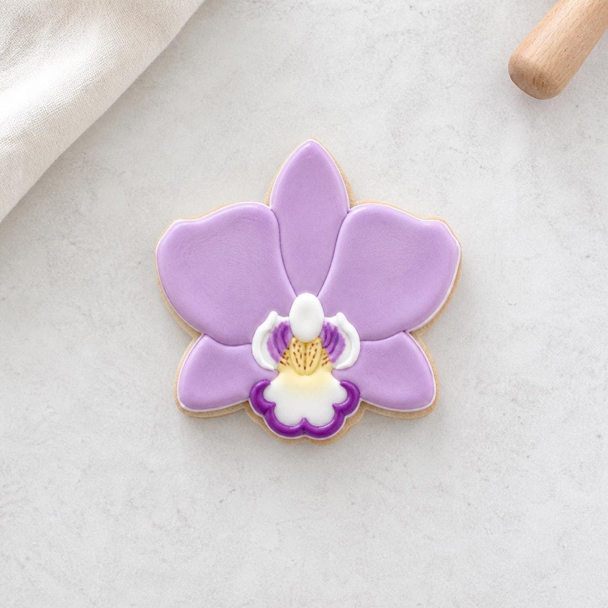 Orchid Outline Cookie Cutter