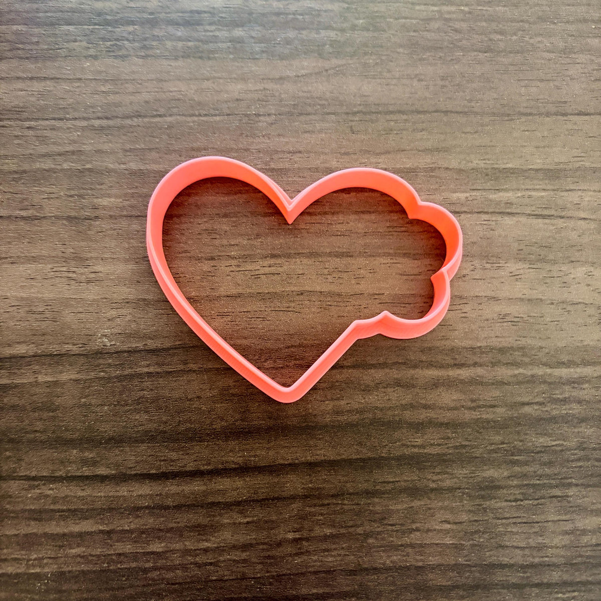 Heart with Daisy Outline Cookie Cutter