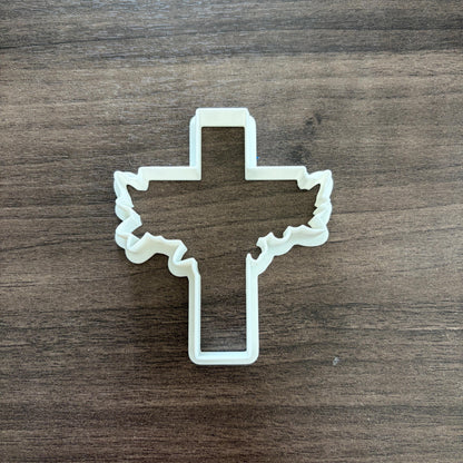 Floral Cross Cookie Cutter