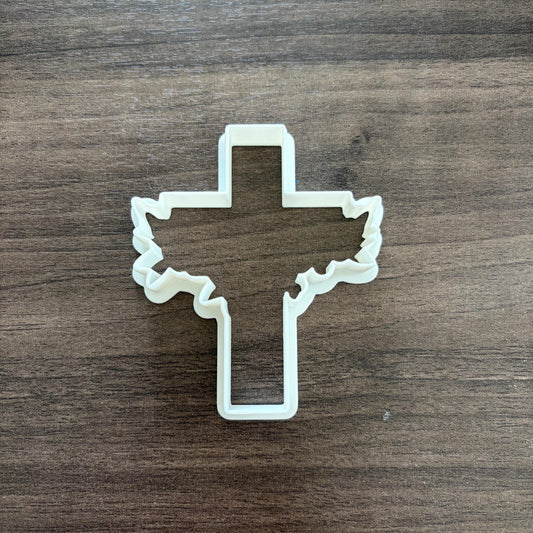 Floral Cross Cookie Cutter
