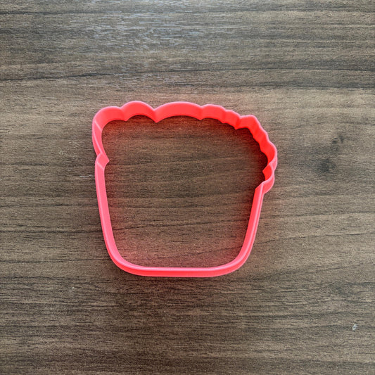 Floral Tote Bag Outline Cookie Cutter