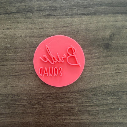 Bride Squad Cookie Cutter