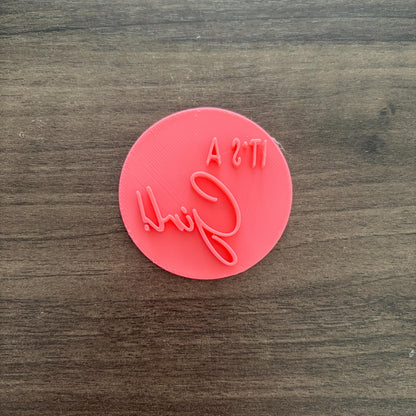 It's a Girl Cookie Cutter