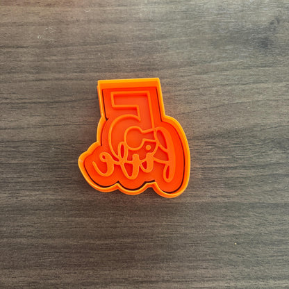 Number 5 Cookie Cutter