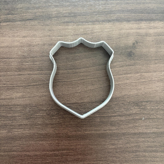 Police Badge Shield Outline Cookie Cutter