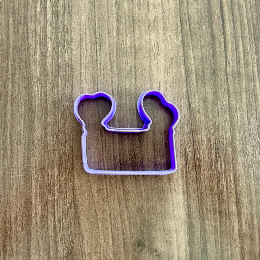 Rectangle Balloon Sign Cookie Cutter