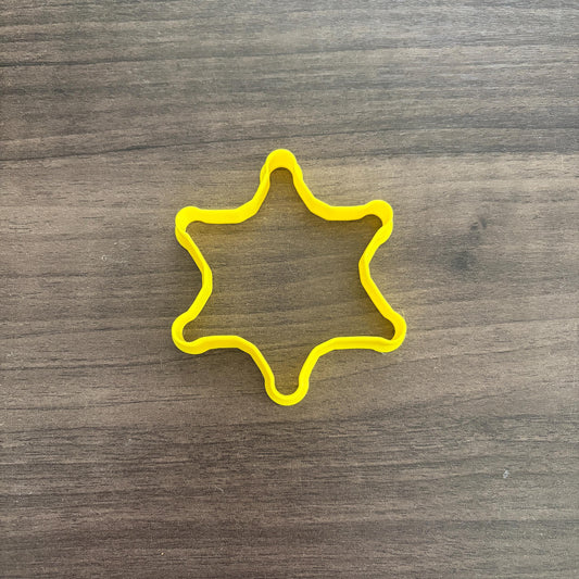 Sheriff Badge Cookie Cutter