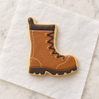 Boot Cookie Cutter (decorated cookie mockup)