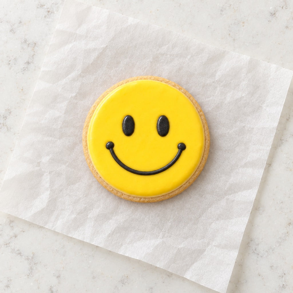 Circle Cookie Cutter (decorated cookie mockup)