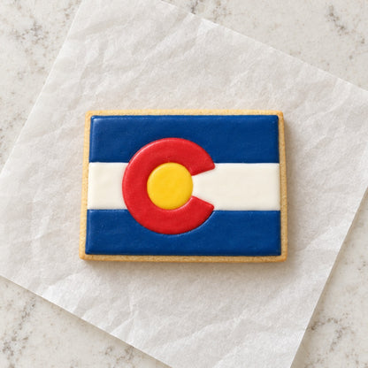 Colorado Cookie Cutter (decorated cookie mockup)