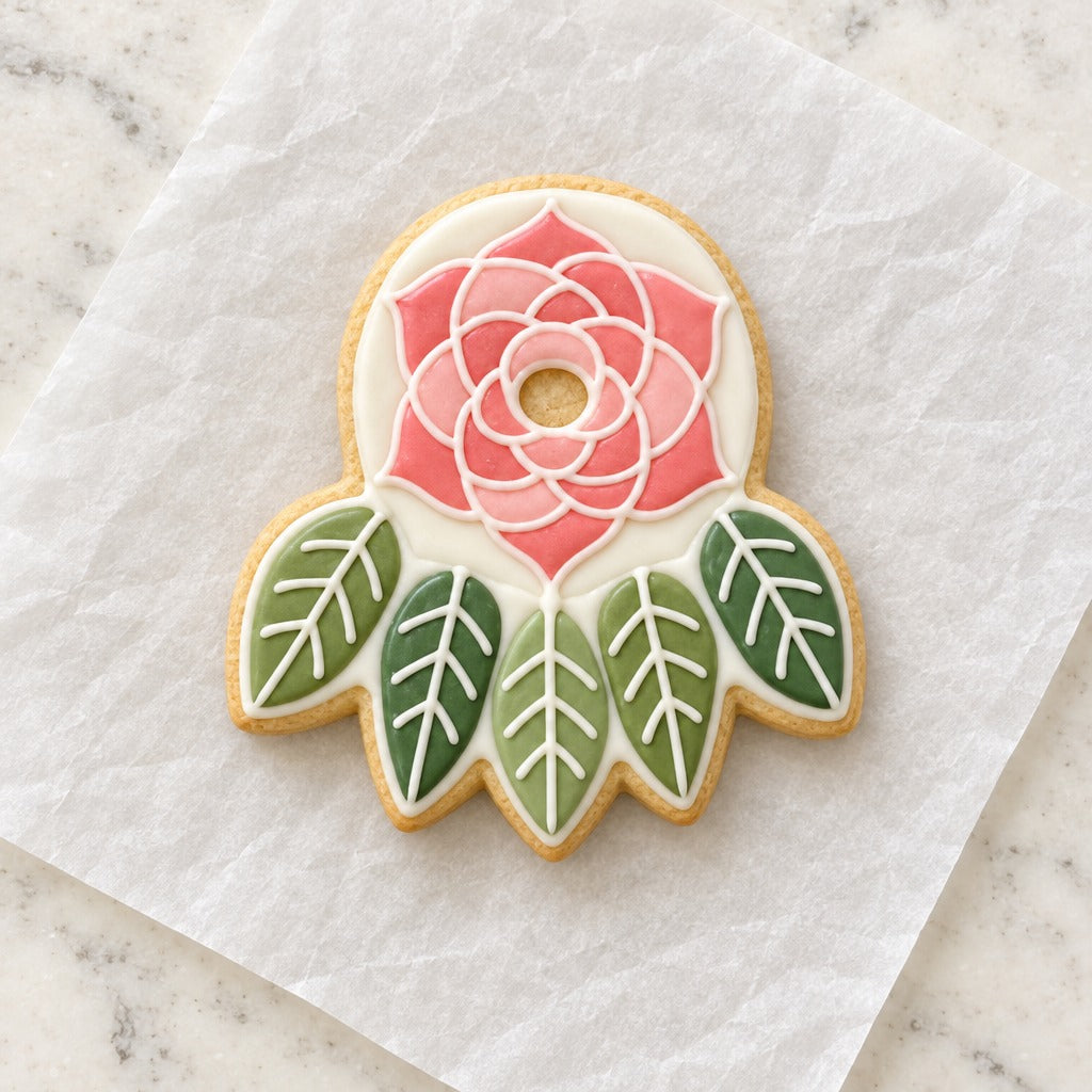Dreamcatcher Cookie Cutter (decorated cookie mockup)