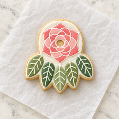 Dreamcatcher Cookie Cutter (decorated cookie mockup)