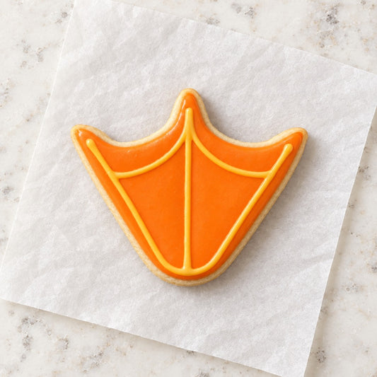 Duck Foot Cookie Cutter (decorated cookie mockup)