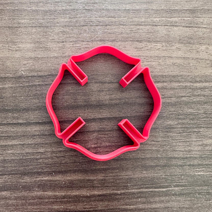 Firefighter Cookie Cutter Set: Fireman Symbol Outline Cookie Cutter