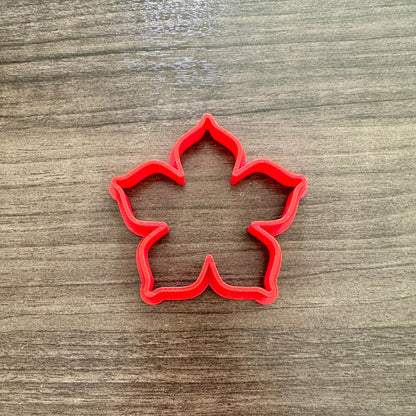 Flower Outline Cookie Cutter Set: 5 Petal Flower Cookie Cutter