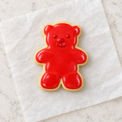Gummy Bear Cookie Cutter (decorated cookie mockup)