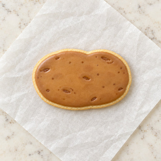 Potato Outline Cookie Cutter (decorated cookie mockup)