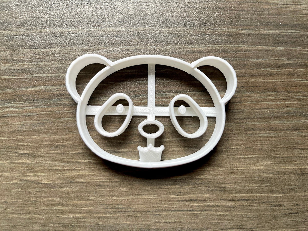 Panda Cookie Cutter Set: Panda Face Cookie Cutter
